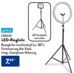 Aldi Nord CASALUX LED-Ringlicht Angebot