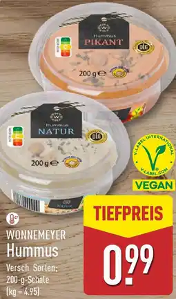 Aldi Nord WONNEMEYER Hummus Angebot