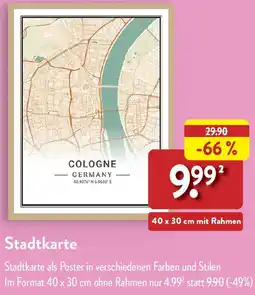 Aldi Nord Stadtkarte Angebot