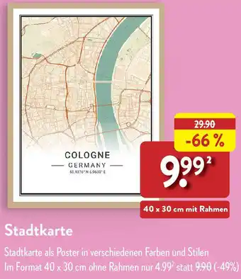 Aldi Nord Stadtkarte Angebot