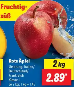 Lidl Rote Äpfel Angebot
