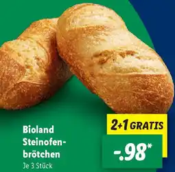 Lidl Bioland Steinofenbrötchen Angebot