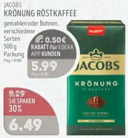 Edeka Struve Jacobs krönung röstkaffee Angebot