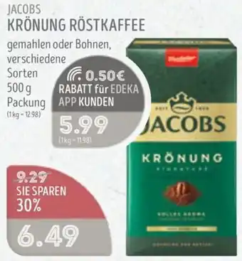 Edeka Struve Jacobs krönung röstkaffee Angebot