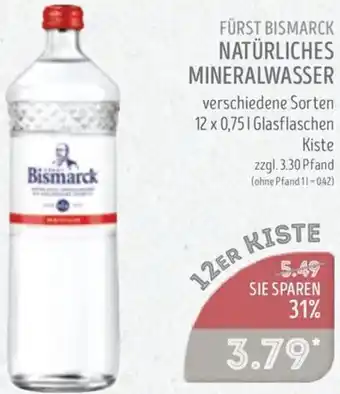 Edeka Struve Fürst bismarck natürliches mineralwasser Angebot