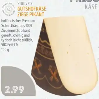 Edeka Struve Struve's gutshofkäse ziege pikant Angebot