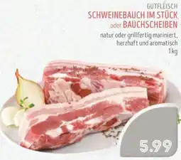Edeka Struve Gutfleisch schweinebauch im stück oder bauchscheiben Angebot