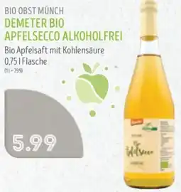 Edeka Struve Bio obst münch demeter bio apfelsecco alkoholfrei Angebot