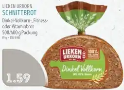 Edeka Struve Lieken urkorn schnittbrot Angebot