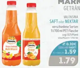 Edeka Struve Valensina saft oder nektar Angebot