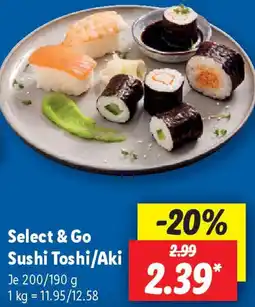 Lidl Select & Go Sushi Toshi/Aki Angebot
