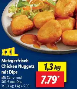 Lidl Metzgerfrisch Chicken Nuggets mit Dips Angebot