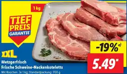 Lidl Metzgerfrisch Frische Schweine-Nackenkoteletts Angebot