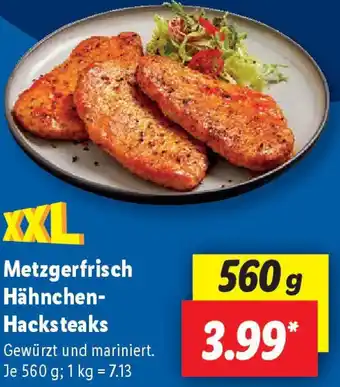 Lidl Metzgerfrisch Hähnchen Hacksteaks Angebot