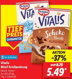 Lidl Vitalis Müsli Großpackung Angebot