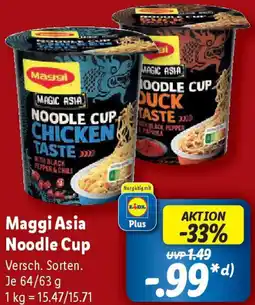 Lidl Maggi Asia Noodle Cup Angebot