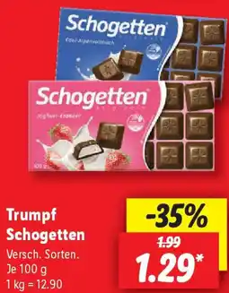 Lidl Trumpf Schogetten Angebot