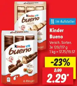 Lidl Kinder Bueno Angebot
