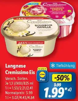Lidl Langnese Cremissimo Eis Angebot