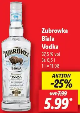 Lidl Zubrowka Biala Vodka Angebot