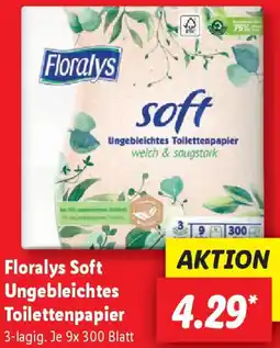 Lidl Floralys Soft Ungebleichtes Toilettenpapier Angebot