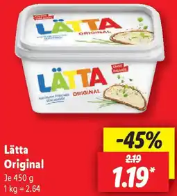 Lidl Lätta Original Angebot