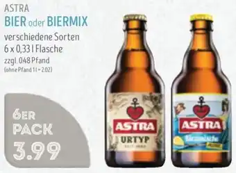 Edeka Struve Astra bier oder biermix Angebot