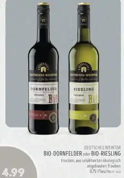 Edeka Struve Deutsches weintor bio-dornfelder oder bio-riesling Angebot