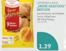 Edeka Struve Coppenrath & wiese „unsere goldstücke" brötchen Angebot