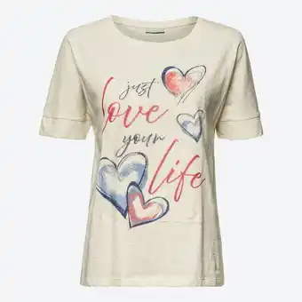 NKD Damen-T-Shirt aus reiner Baumwolle Angebot