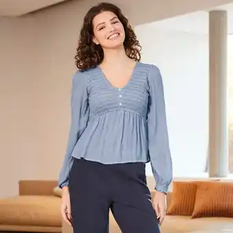 NKD Damen-Bluse mit Raffungen Angebot