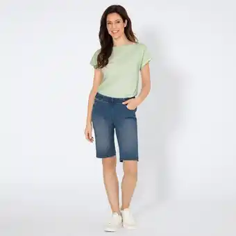 NKD Damen-Jeans-Bermudas mit elastischem Bund Angebot
