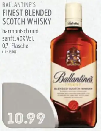 Edeka Struve Ballantine's finest blended scotch whisky Angebot