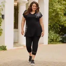 NKD Damen-Hose mit dehnbarer Spitze, große Größen Angebot