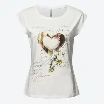 NKD Damen-T-Shirt mit Trachten-Frontaufdruck Angebot