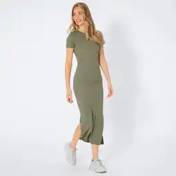 NKD Damen-Kurzarm-Kleid mit Ripp-Design Angebot