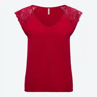 NKD Damen-T-Shirt mit Spitzeneinsatz Angebot
