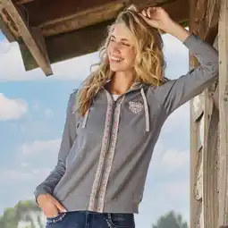 NKD Damen-Trachten-Sweatjacke mit Kapuze Angebot
