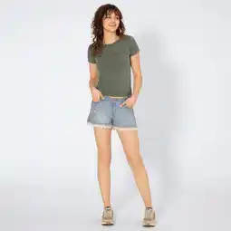 NKD Damen-Jeans-Shorts mit Spitzenverzierung Angebot