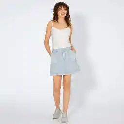 NKD Damen-Jeans-Rock mit elastischem Bund Angebot