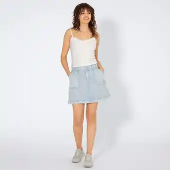 NKD Damen-Jeans-Rock mit elastischem Bund Angebot