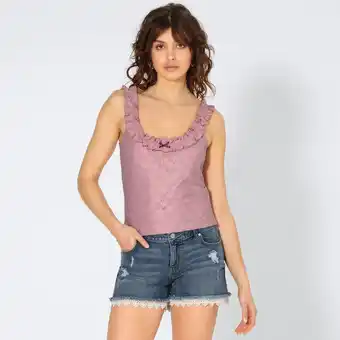 NKD Damen-Top mit Schleife und Rüschenträger Angebot