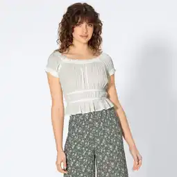 NKD Damen-Bluse mit Carmenausschnitt Angebot