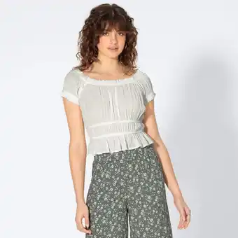 NKD Damen-Bluse mit Carmenausschnitt Angebot
