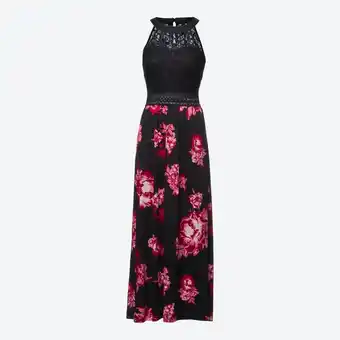 NKD Damen-Kleid mit Spitze und Blumen-Muster Angebot