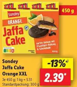 Lidl Sondey Jaffa Cake Orange XXL Angebot