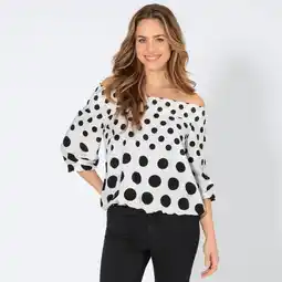 NKD Damen-Bluse mit Smok-Ausschnitt Angebot