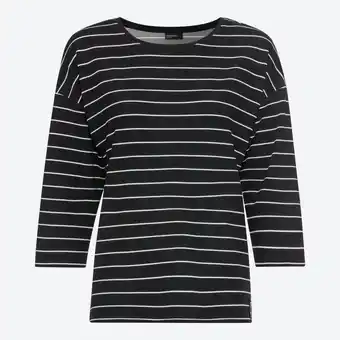 NKD Damen-Langarmshirt mit Streifen Angebot