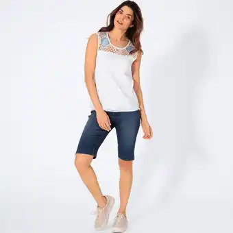NKD Damen-Jeans-Bermudas mit elastischem Bund Angebot