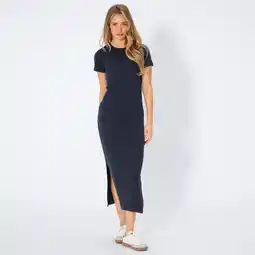 NKD Damen-Kurzarm-Kleid mit Ripp-Design Angebot